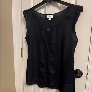 LOFT Women's Black Sleeveless Top